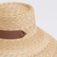 Chapeau de Paille Large Bord – Ruban Noué