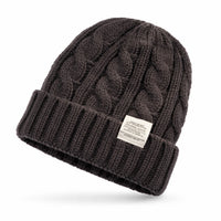 Bonnet Femme Cocoon Tricot Torsadé - Hivernia