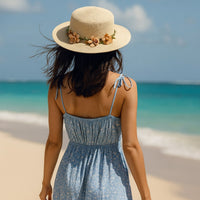 Chapeau de Paille à Fleur