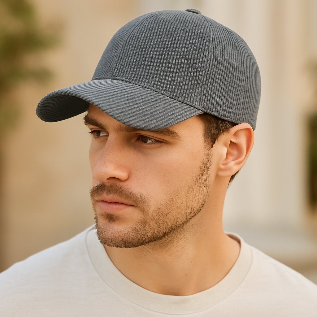 Casquette Unisexe Velours Côtelé