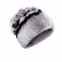 Bonnet Femme Luxe en Fausse Fourrure - Eolia