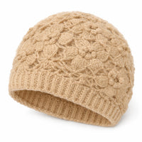 Bonnet Femme Crocheté Léger - Floraso