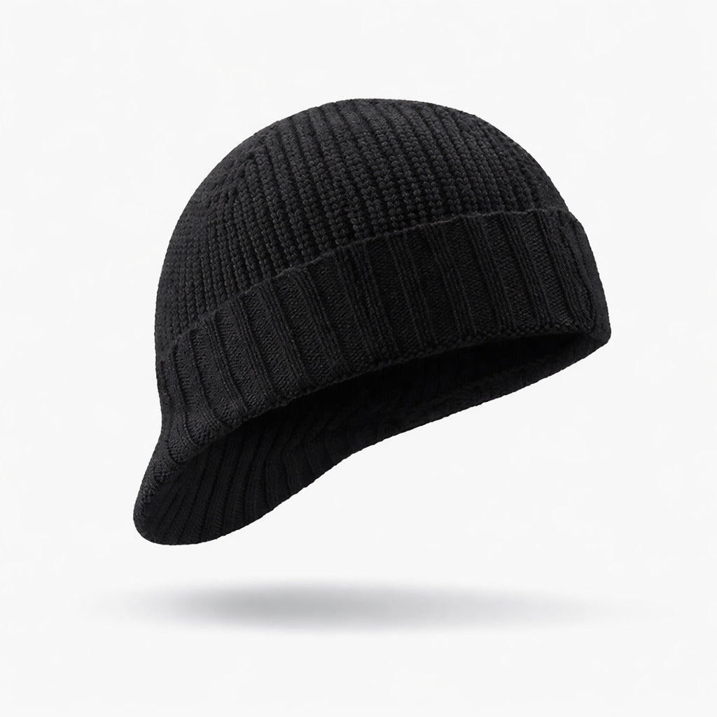 Bonnet Femme Hiver en Laine Doux avec Visière - SoftShield