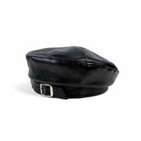 Béret en Cuir Femme