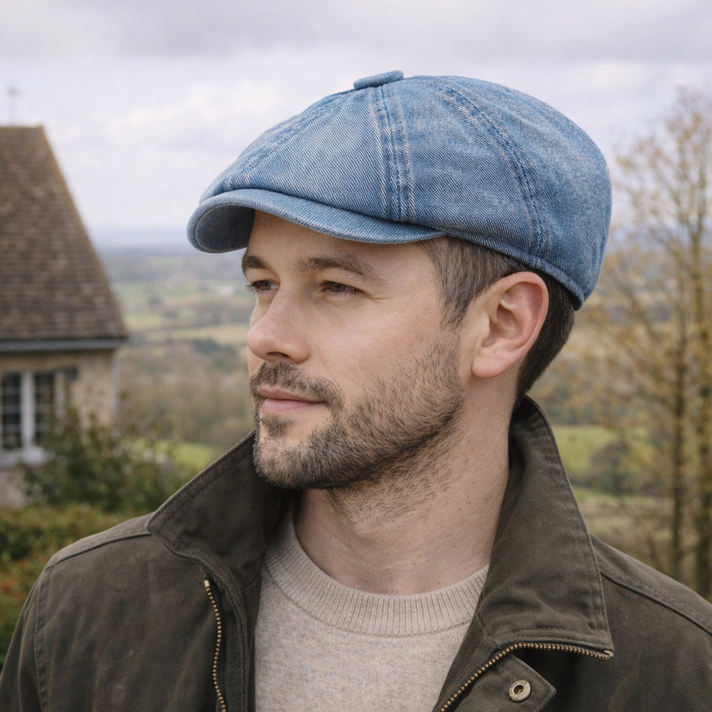 Béret Casquette Gavroche - Denim Style
