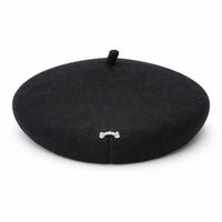 Béret Femme Raffiné avec Broche – Charme Parisien