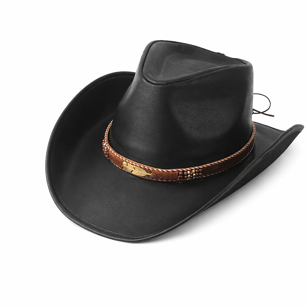 Chapeau Cowboy Véritable Cuir - FrontierFlair