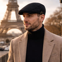 Béret Homme Tissu – Boucle Ajustable