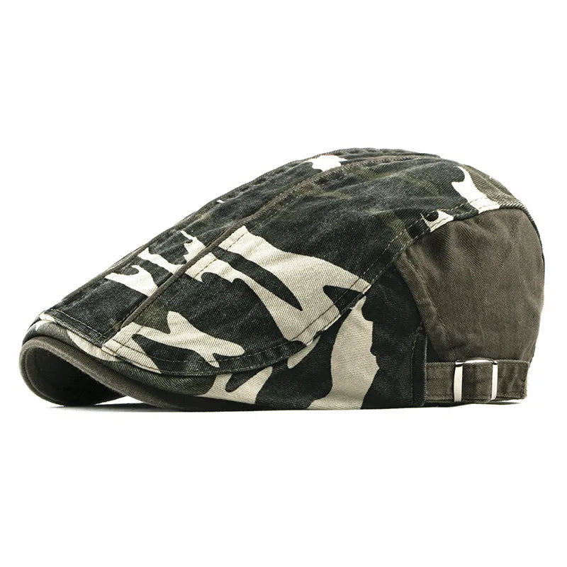 Béret Homme Coton - Camouflage