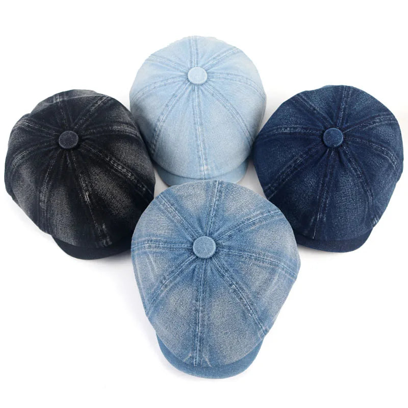 Béret Casquette Gavroche - Denim Style