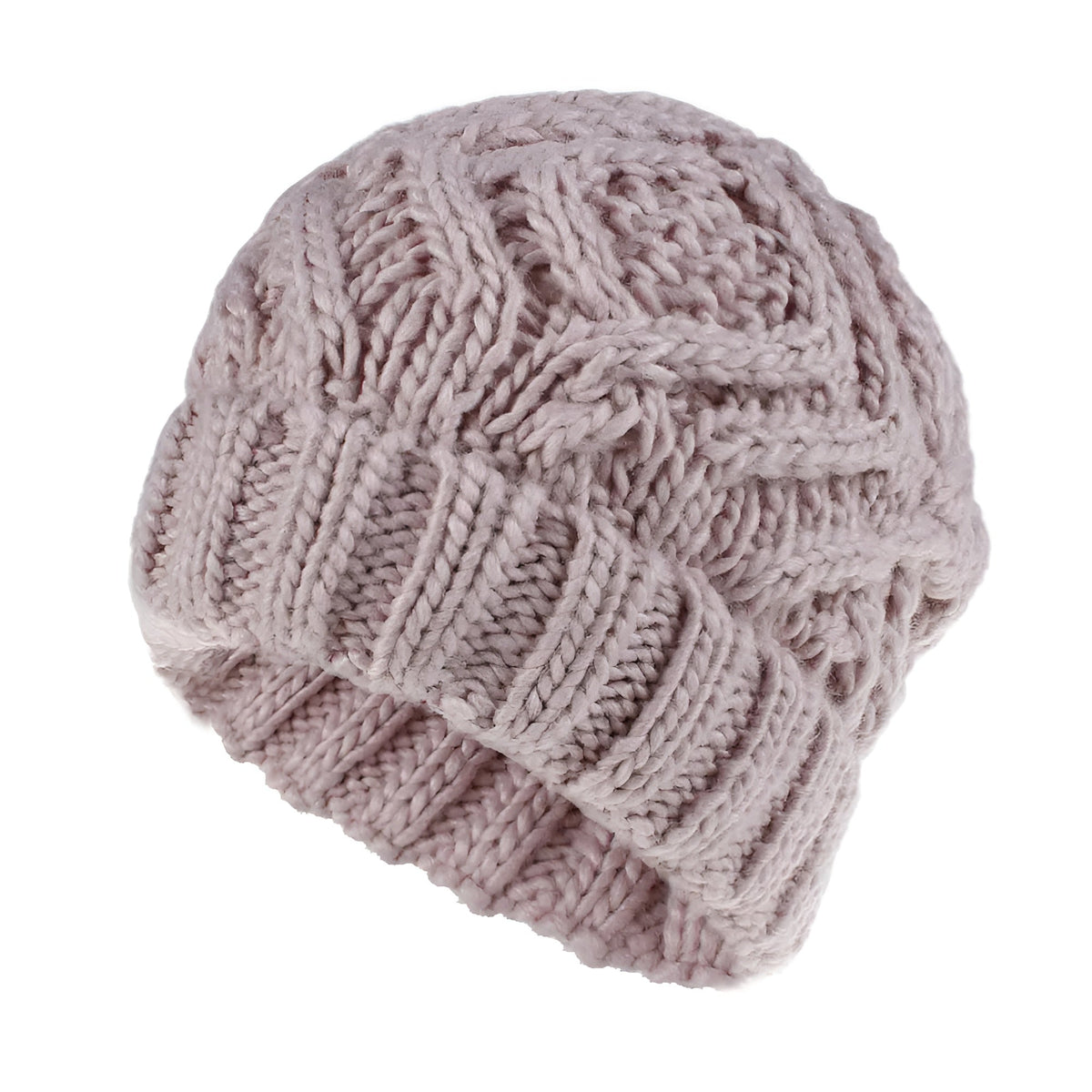 Bonnet Femme en tricot torsadé - GoldenCharm