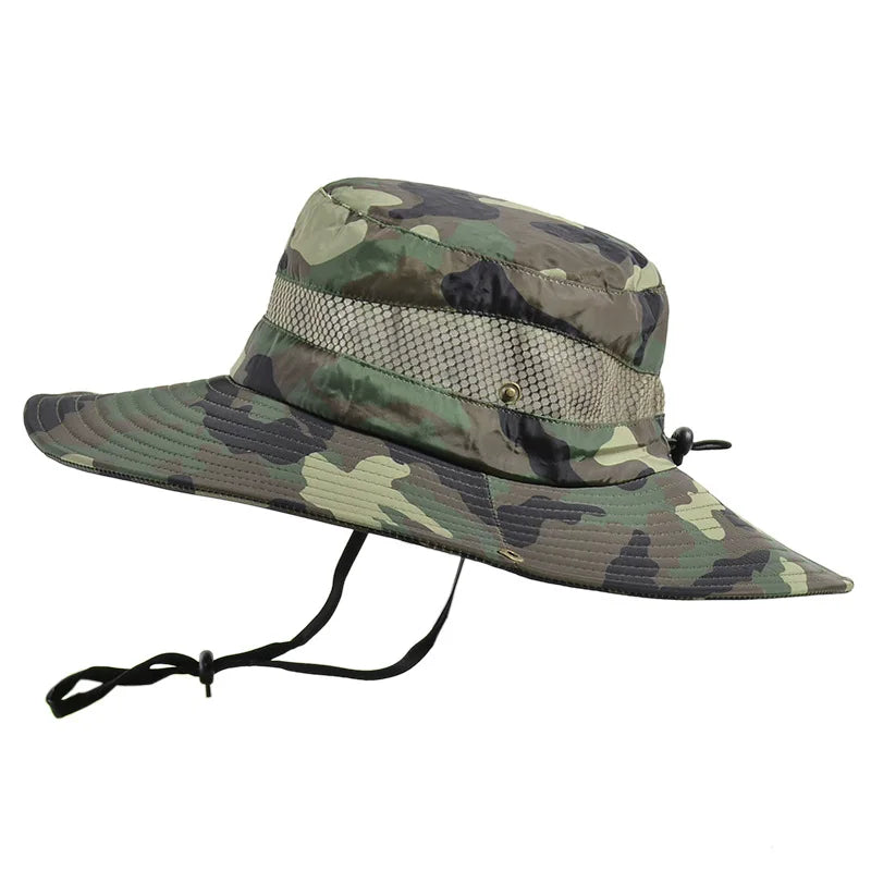 Bob Homme Militaire Camouflage Respirable et Léger