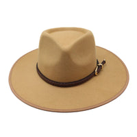 Chapeau Fedora Coton avec Cordon Tressé