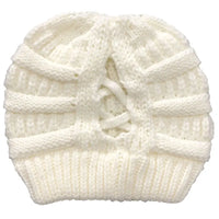 Bonnet Femme Hiver avec Ouverture pour Queue de Cheval - Pony