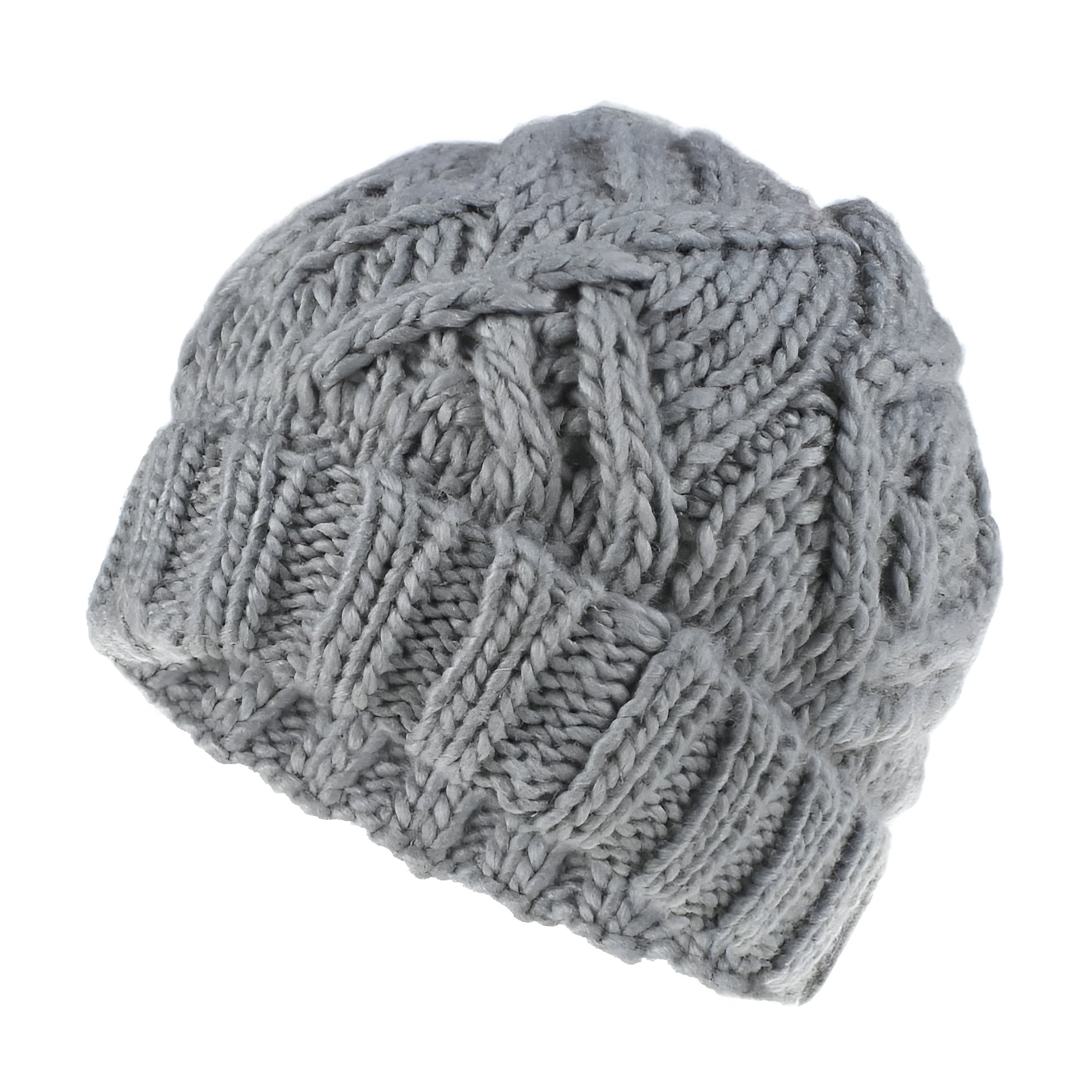 Bonnet Femme en tricot torsadé - GoldenCharm