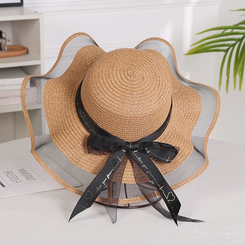 Chapeau de Paille Femme à Ruban - Poppy