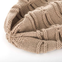 Bonnet Long en Maille Torsadée - TrueKnits
