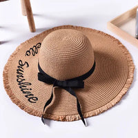 Chapeau de Paille Femme Pliable - LaceUp