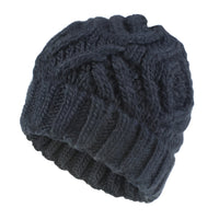 Bonnet Femme en tricot torsadé - GoldenCharm