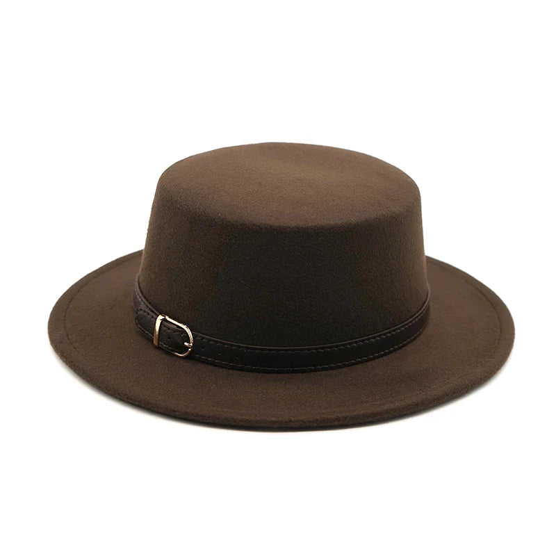Chapeau Fedora Plat Classy Chic