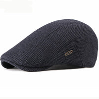 Béret Homme Classique en Laine Texturée - Textural