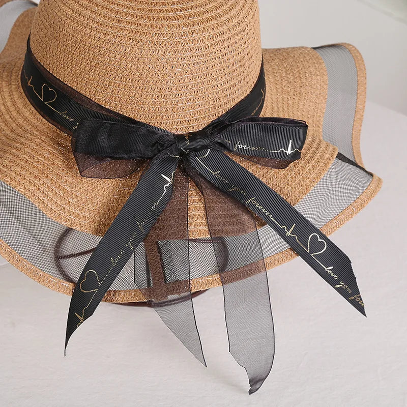 Chapeau de Paille Femme à Ruban - Poppy