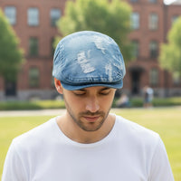 Béret Denim Déchiré Mixte - UrbanChic