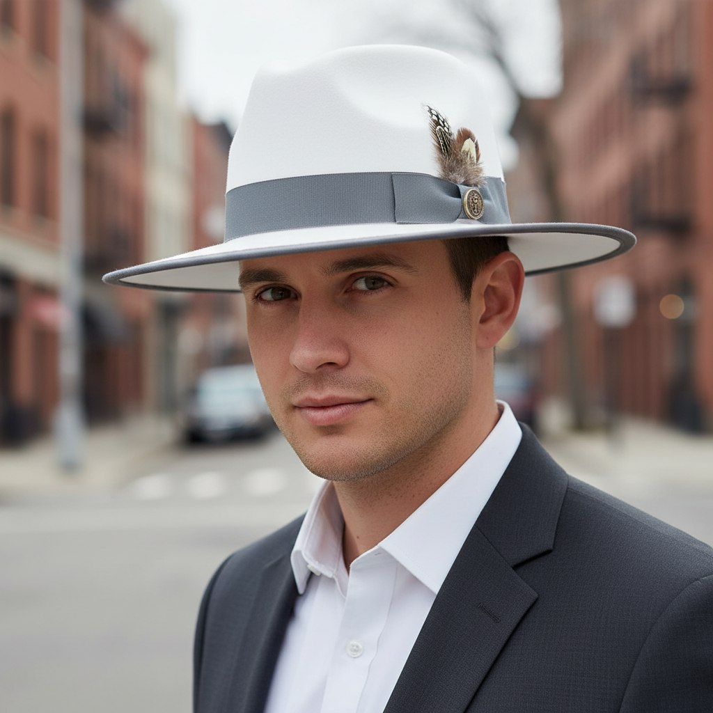 Chapeau Fedora Laine - Feathergance