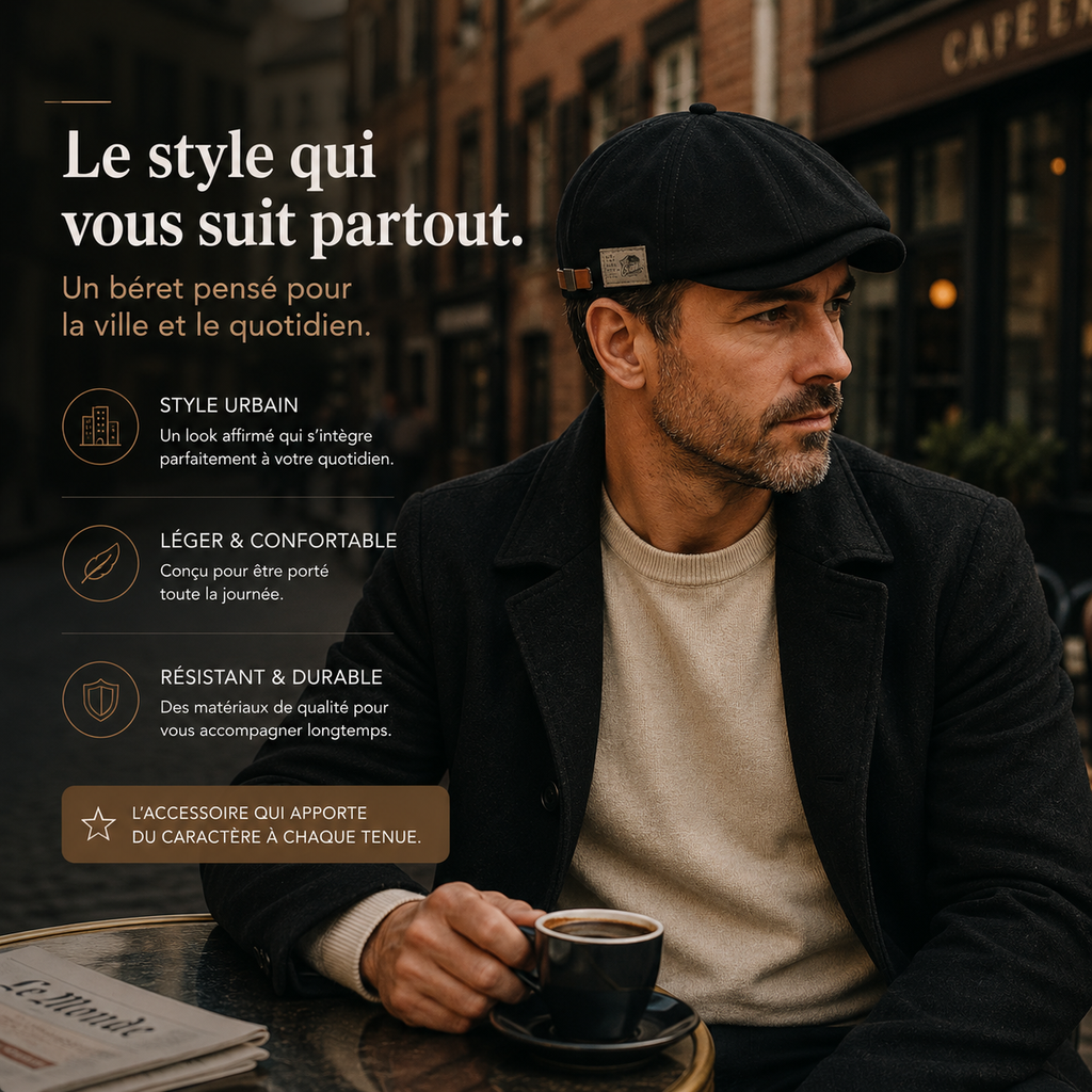 Béret Coton Homme - IvyCap