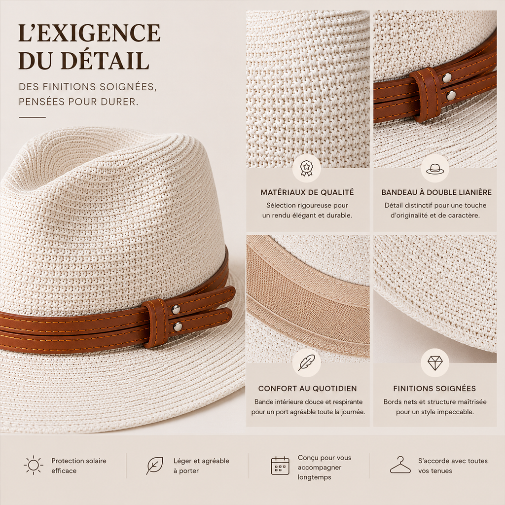 Chapeau Panama - PanamaPrécieux