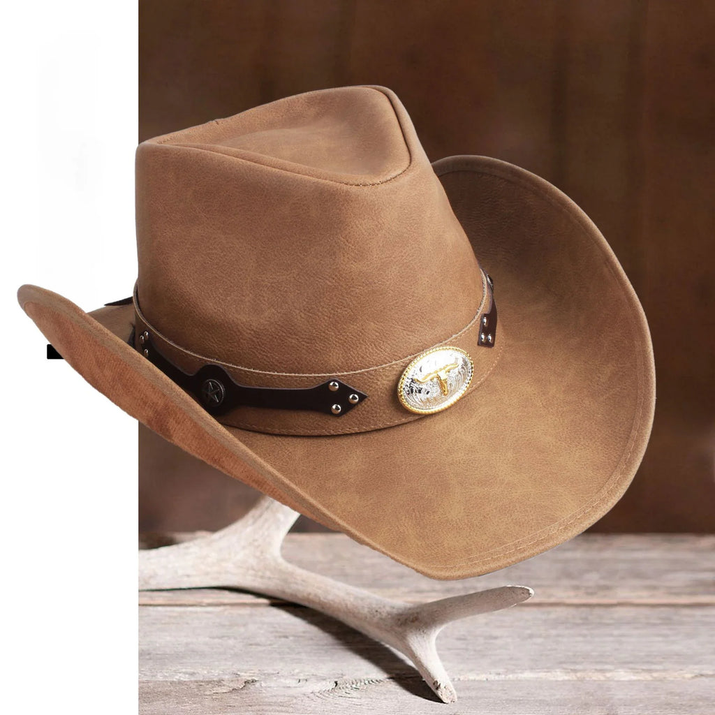 Chapeau Cowboy Véritable Cuir - FrontierFlair