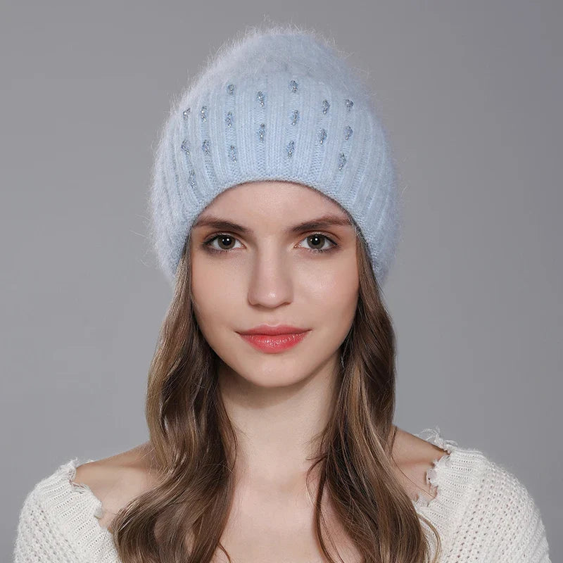 Bonnet Femme Douceur Perlée - Lunaria