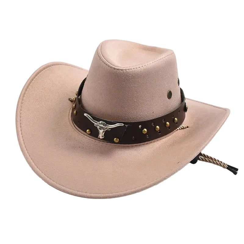 Chapeau Cowboy Style Western – Bandeau Clouté
