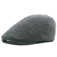 Béret Homme Vintage en Velours Côtelé - Velvet