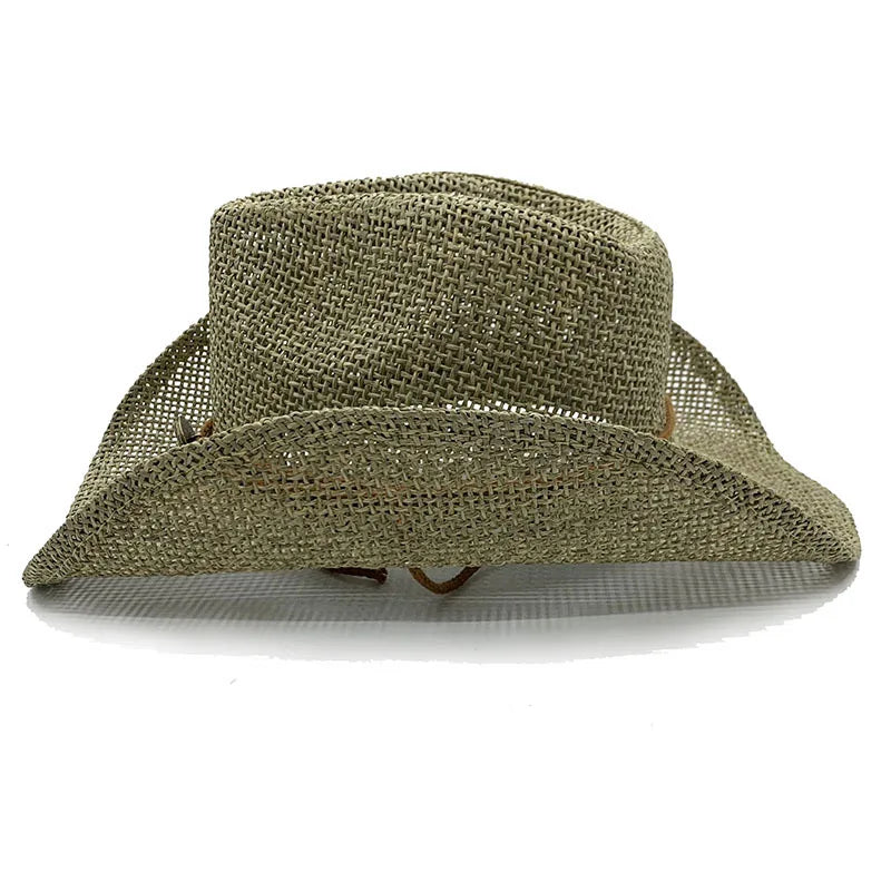 Chapeau Cowboy en Paille - CattlemanCrest