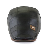 Béret Homme en Cuir - Élegant