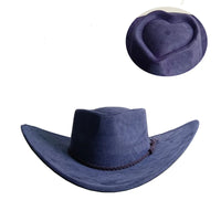 Chapeau Cowboy Coton Tressage Décoratif