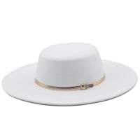 Chapeau Fedora Coton avec Bande Boucle Métallique