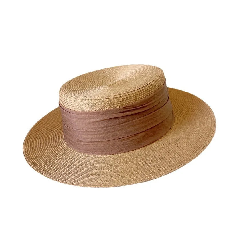 Chapeau de Paille Large Bord Femme - Sunnyfin