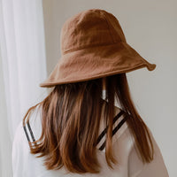 Bob Femme 100% Coton Pliable à Large Bord - Outdoor