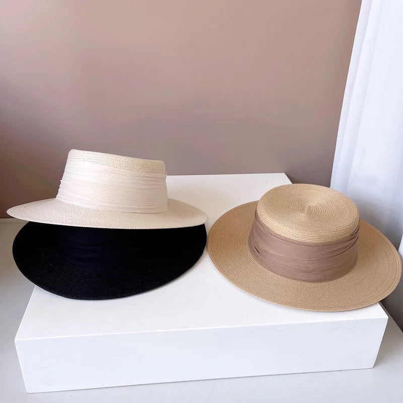 Chapeau de Paille Large Bord Femme - Sunnyfin
