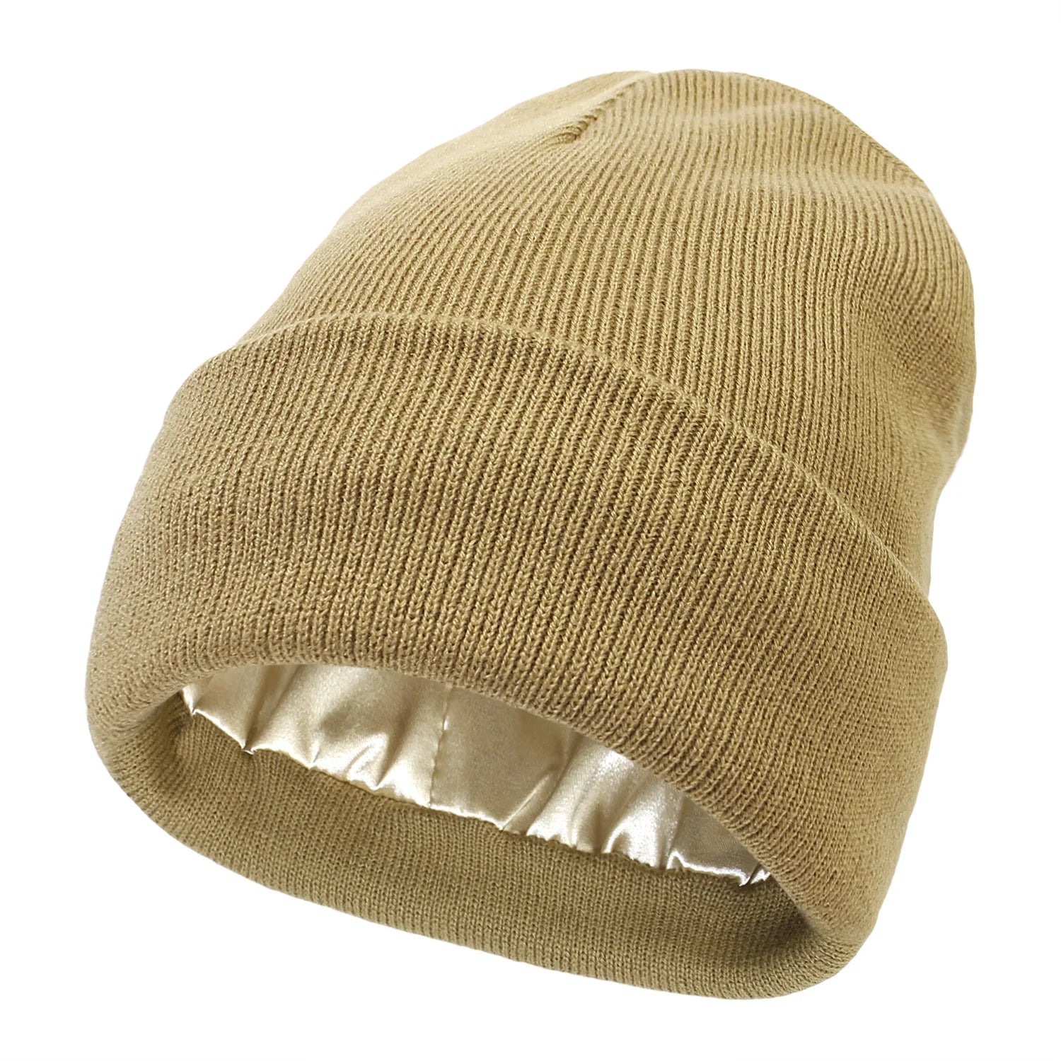 Bonnet Tricoté Doublure Satin - Satinaza