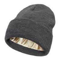 Bonnet Tricoté Doublure Satin - Satinaza