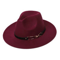 Chapeau Fedora Classy Chic Anneau Doré