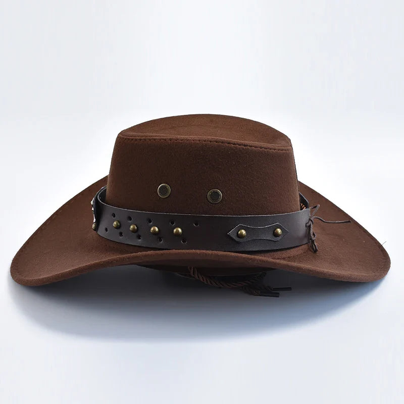 Chapeau Cowboy Style Western – Bandeau Clouté