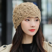 Bonnet Femme Crocheté Léger - Floraso