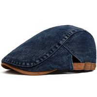 Béret Homme Denim – Texture Jean Ajustable