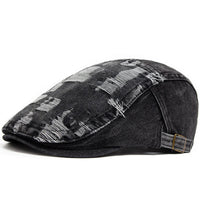 Béret Denim Déchiré Mixte - UrbanChic