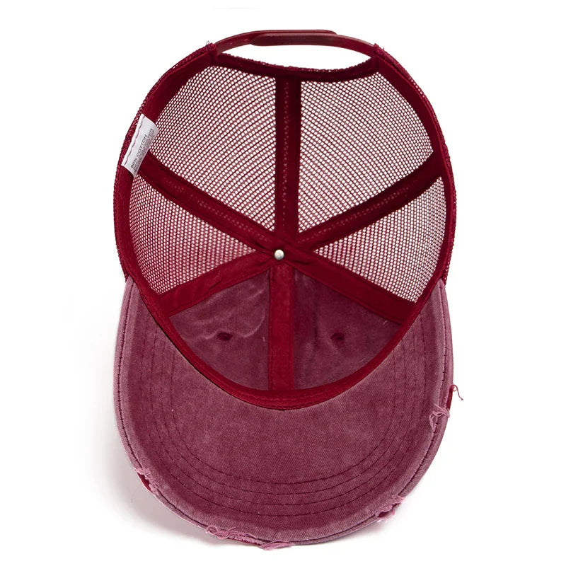 Casquette Vintage Usée – Look Décontracté et Stylé