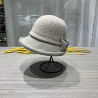 Chapeau Melon Cloche Femme Épais Hiver